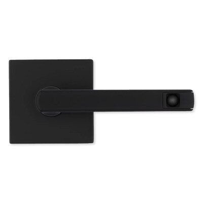 Kwikset Halifax LED Motion Activated Passage Lever, Black Matte
